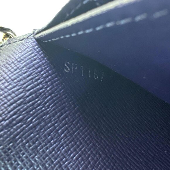 Louis Vuitton Twist Sequins Epi Leather Chain Wallet Purple - Picture 9 of 9